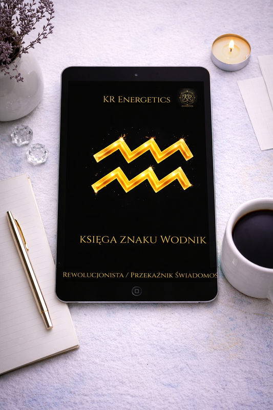 WODNIK KSIĘGA ZNAKU – Wolność bycia innym  Cyfrowa Księga Rytuałów i Symboliczny Talizman * KR Energetics