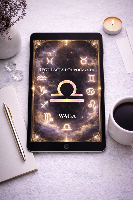 Talizman Regulacji i Odpoczynku – Waga • Cyfrowa Tapeta Energetyczna KR Energetics • Harmonia, Oddech, Spokój