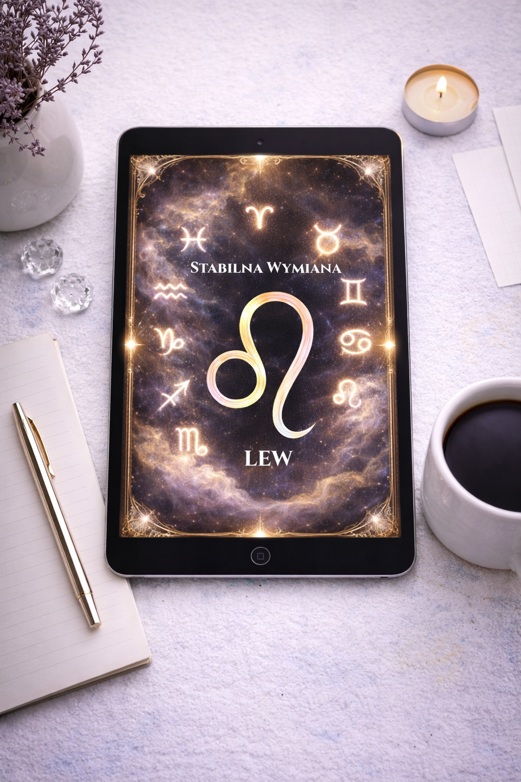Talizman Lew „Stabilna Wymiana” • Energia Wartości i Obfitości • Tapeta na Telefon • KR Energetics