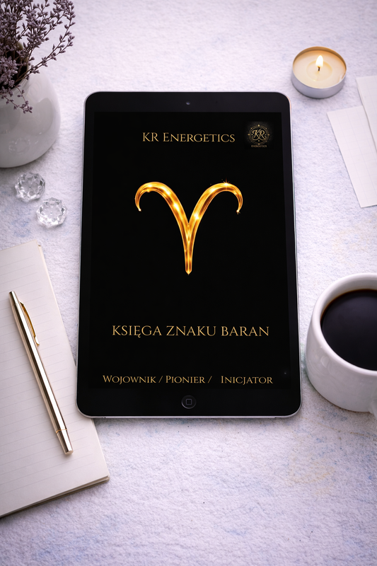 BARAN KSIĘGA ZNAKU – Ogień Początku  Cyfrowa Księga Rytuałów i Symboliczny Talizman  KR Energetics