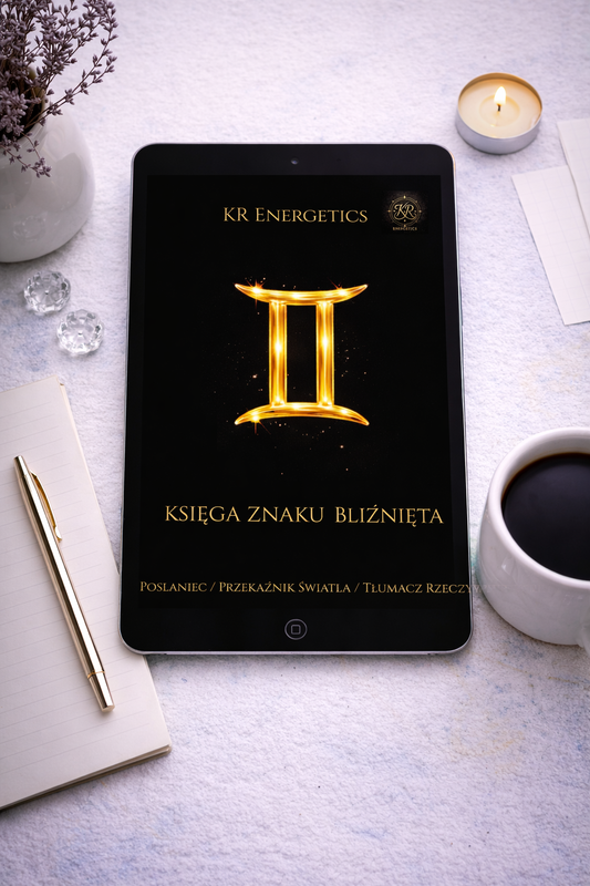 KSIĘGA ZNAKU – BLIŹNIĘTA Cyfrowa Księga Rytualna &amp; Symboliczny Talizman KR Energetics
