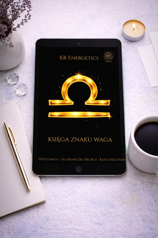 WAGA KSIĘGA ZNAKU – Sztuka Świętej Równowagi  Cyfrowa Księga Rytuałów i Symboliczny Talizman KR Energetics