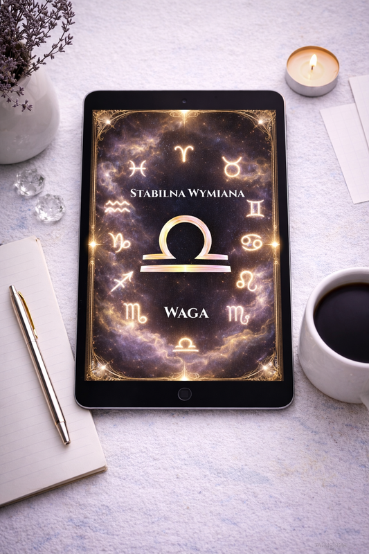 Talizman Waga „Stabilna Wymiana” – Tapeta Energetyczna, Harmonia, Równowaga, Ochrona Energii, KR Energetics
