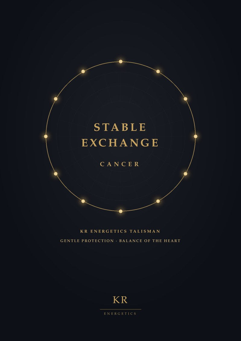 Stable Exchange · Cancer · Gentle protection, balance of the heart · KR Energetics Talisman