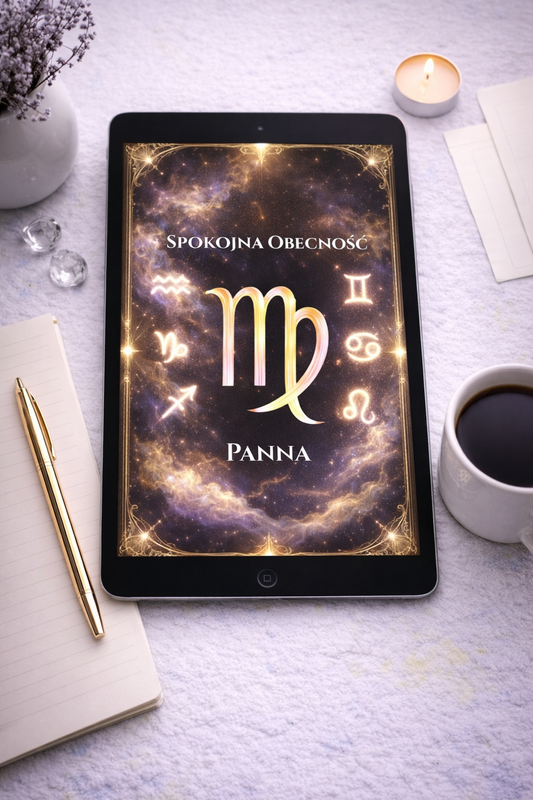 Talizman Spokojnej Obecności – Panna • Cyfrowa Tapeta Energetyczna KR Energetics • łagodność • lekkość • oddech • powrót do siebie